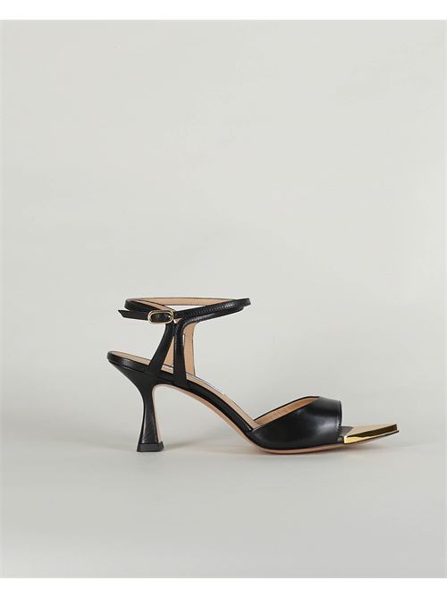Leather sandal with gold toe Francesco Sacco FRANCESCO SACCO | Sandals | 702399